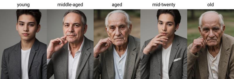 A collage showing age diversity capabilities